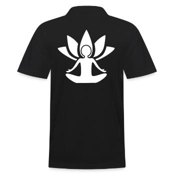 Namaste Yogi - Yoga - Polo Homme - noir - Dos - Kai (181cm)