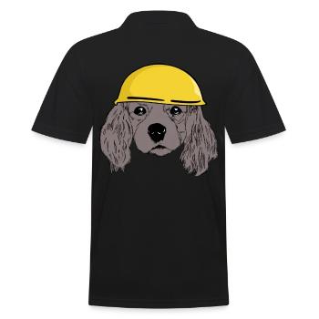 Dog Head Casque de sécurité de chien Chantier de construction Emploi commercial - Polo Homme - noir - Dos - Kai (181cm)