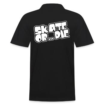 Skate or die - Skateboard - Polo Homme - noir - Dos - Kai (181cm)