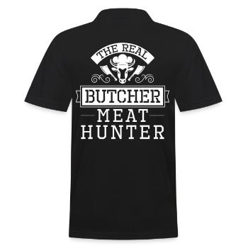 If You Need Boning Im Your Man - Men's Polo Shirt - black - Back - Kai (181cm)