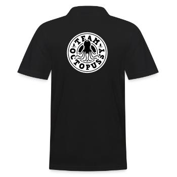 Team Octopussy - Men's Polo Shirt - black - Back - Kai (181cm)
