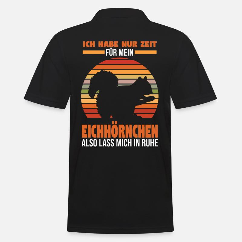 Erdmännchen - Männer Poloshirt - Schwarz