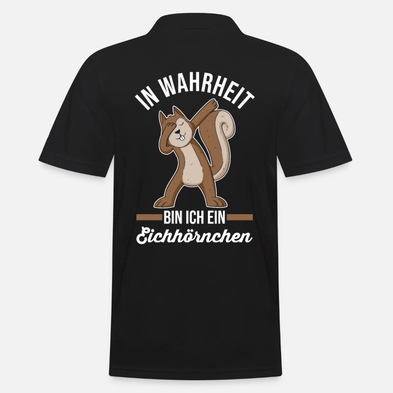 Erdmännchen - Männer Poloshirt - Schwarz