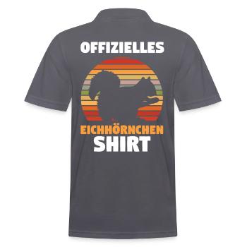 Erdmännchen - Männer Poloshirt - Anthrazit - Hinten - Nico (186cm)