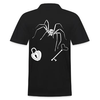 Horreur Halloween Spider Key Lock Guard - Polo Homme - noir - Dos - Kai (181cm)