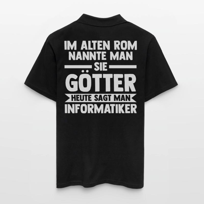 Informatik Programmierer IT Fachmann Informatiker Männer Poloshirt