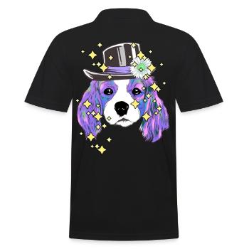 Fantasy Dog Dogs Enfants Enfants Cadeau d’anniversaire - Polo Homme - noir - Dos - Kai (181cm)