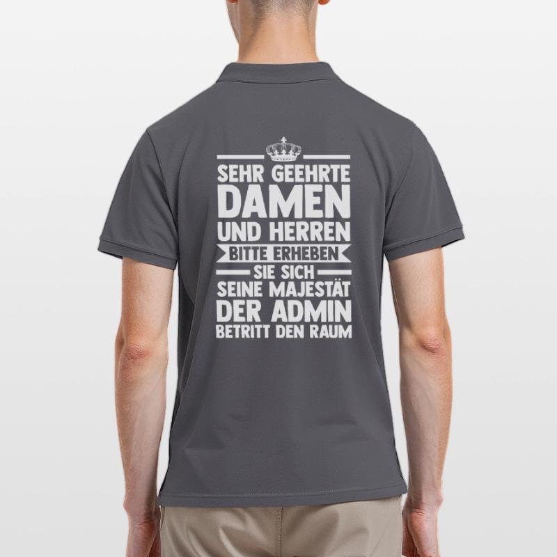 Admin Informatik Informatiker Programmierer Männer Poloshirt