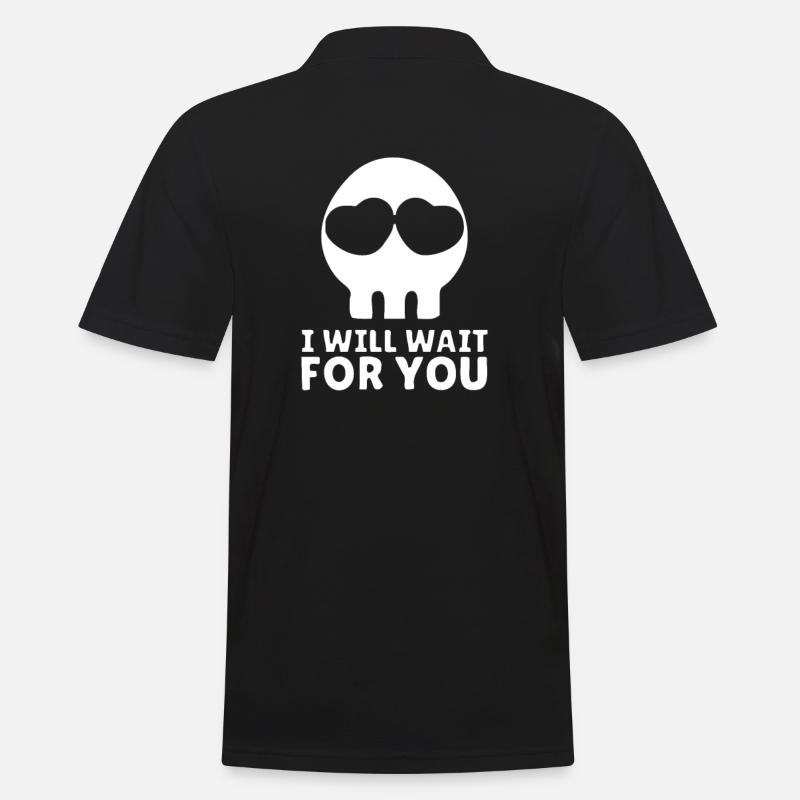 La mort vous attend - Polo Homme - noir