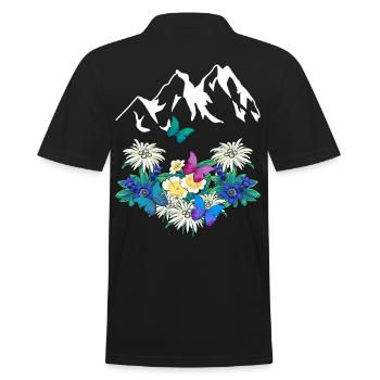 Alpes tyroliennes Nature Ecologie Sports de montagne Trekking - Polo Homme - noir - Dos - Kai (181cm)