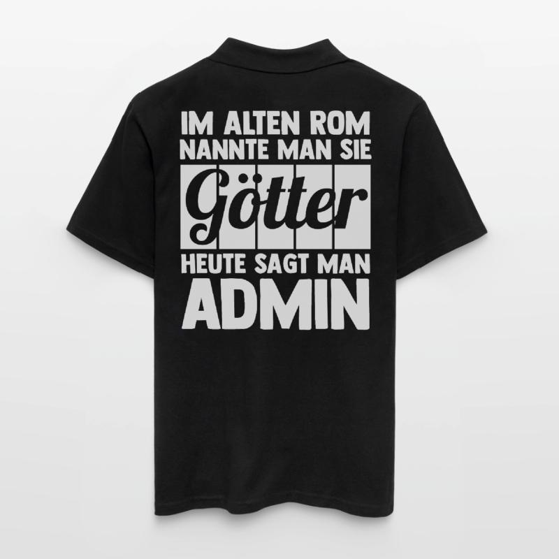 Administrator Informatiker Programmierer Admin Männer Poloshirt