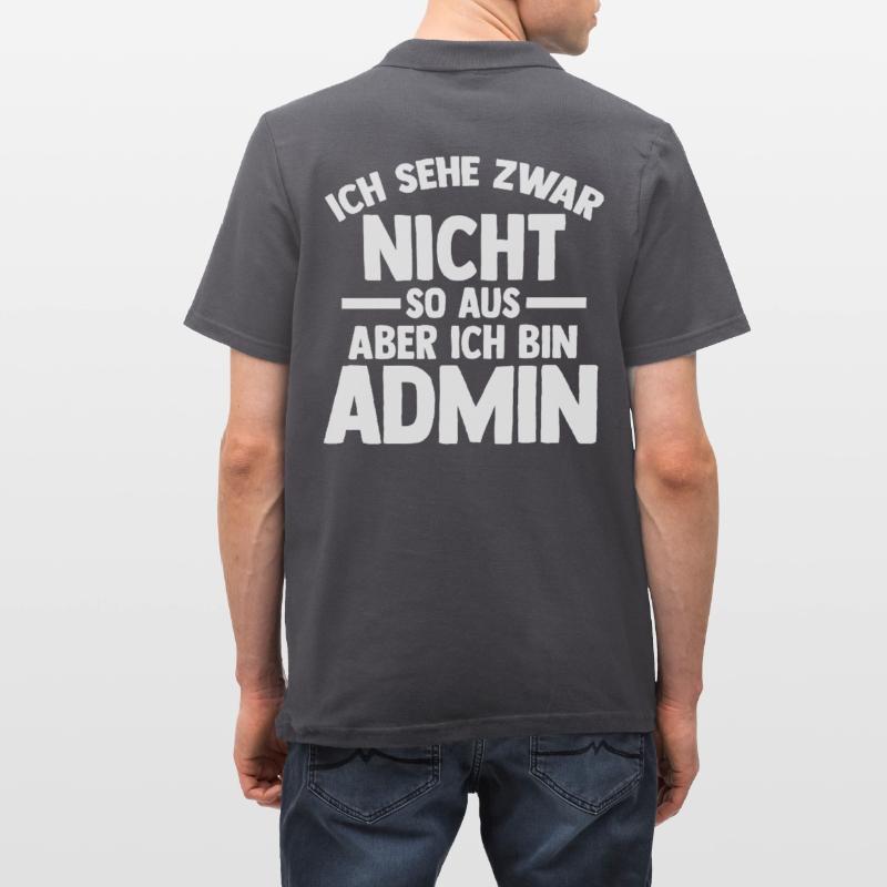 Informatiker Programmierer Admin Administrator Männer Poloshirt