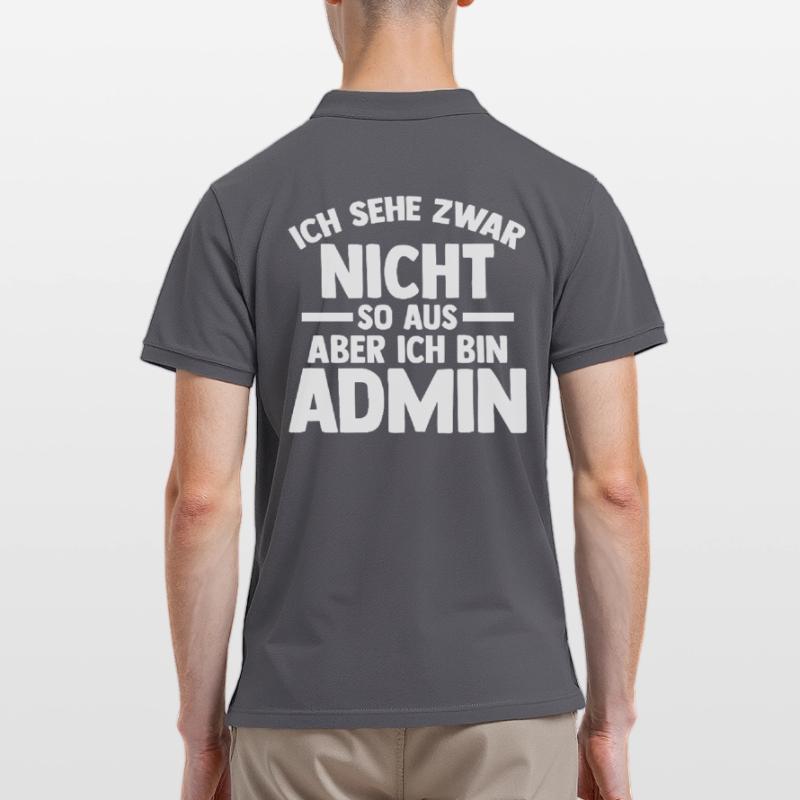 Informatiker Programmierer Admin Administrator Männer Poloshirt