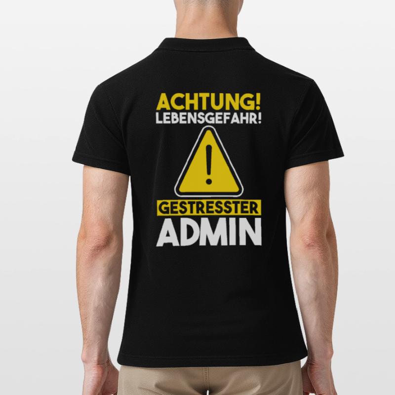 Informatiker Programmierer Admin Administrator Männer Poloshirt