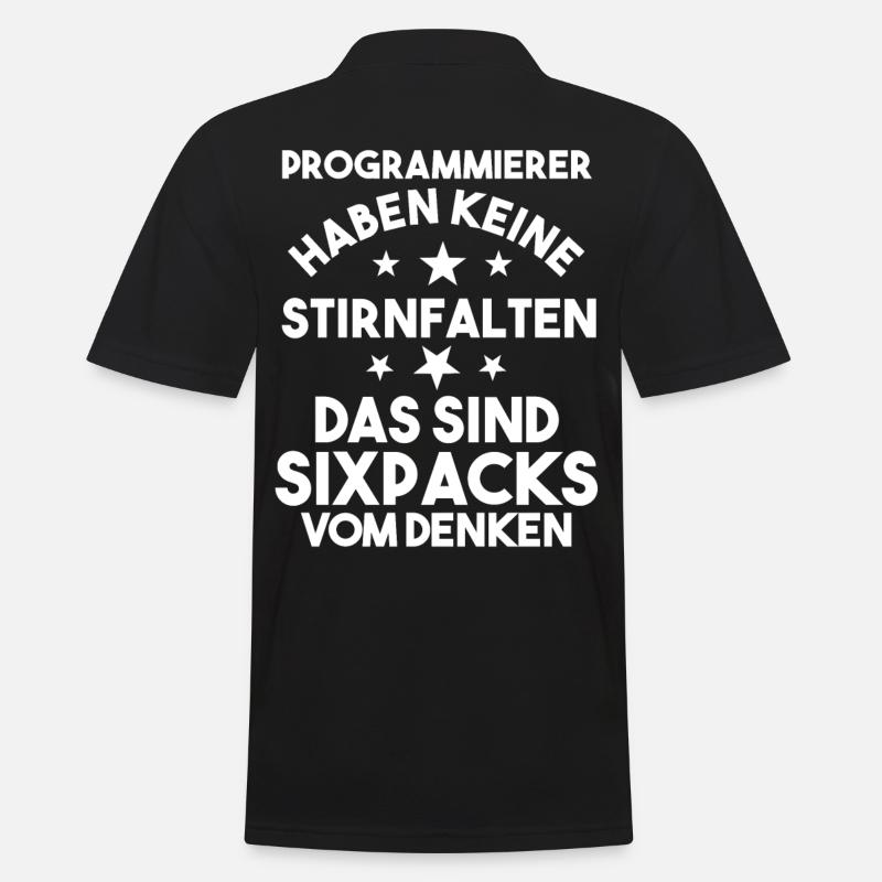 Programmieren Entwickler Coder Programmierer - Männer Poloshirt - Schwarz