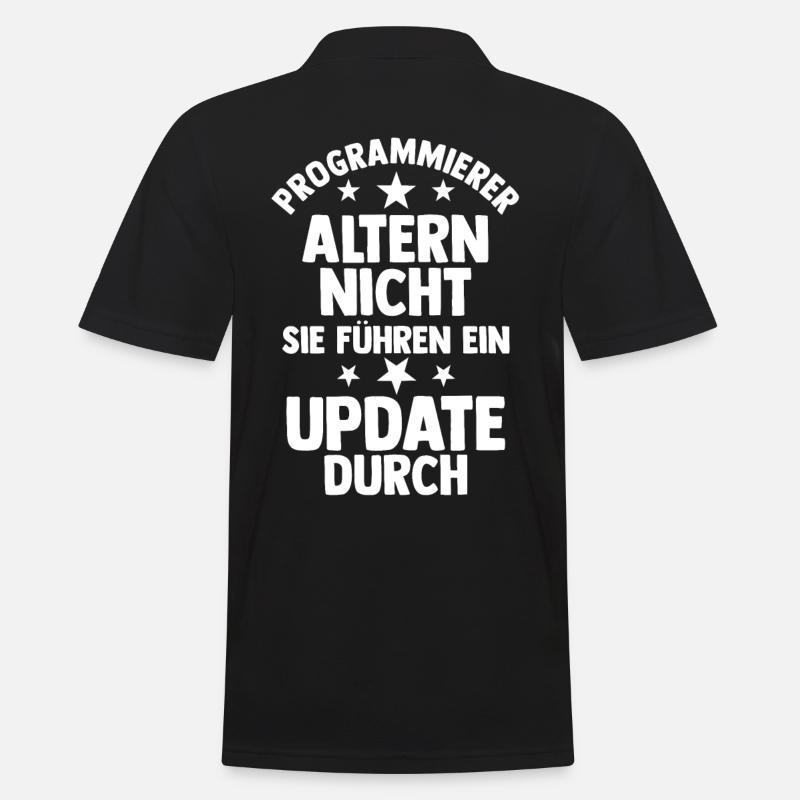 Programmieren Entwickler Coder Programmierer - Männer Poloshirt - Schwarz