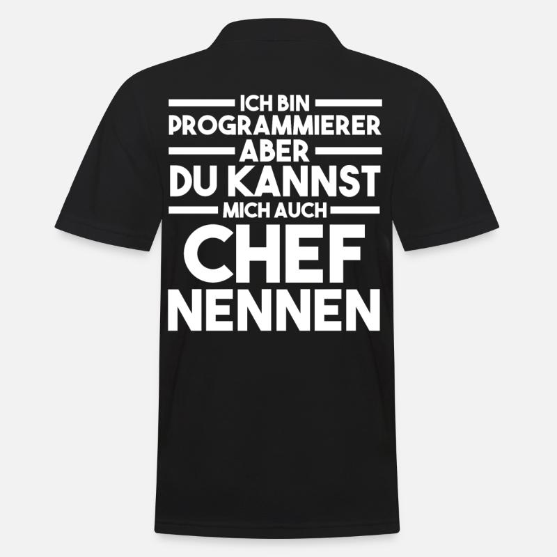 Programmieren Entwickler Coder Programmierer - Männer Poloshirt - Schwarz