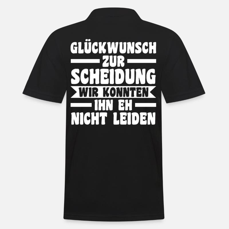 Scheidungsparty Geschieden Scheidung - Männer Poloshirt - Schwarz