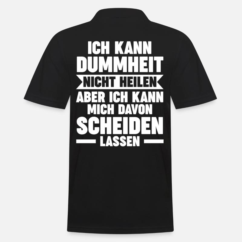 Scheidungsparty Geschieden Scheidung - Männer Poloshirt - Schwarz