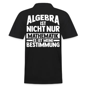 Mathematik Mathe Rechnen Algebra - Männer Poloshirt - Schwarz - Hinten - Kai (181cm)