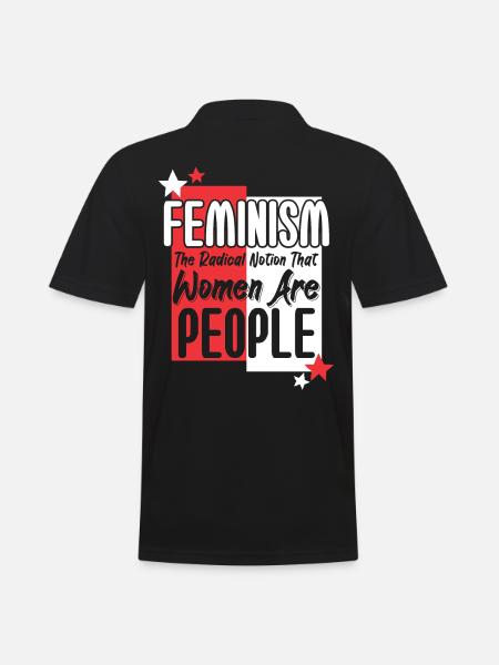 Feminism The Radical Notion - Men's Polo Shirt - black