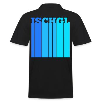 Apres Ski Party Skiurlaub Skifahrer Ischgl - Männer Poloshirt - Schwarz - Hinten - Kai (181cm)