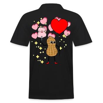 Copieux cacahuètes cadeau d’anniversaire enfants bébé - Polo Homme - noir - Dos - Kai (181cm)