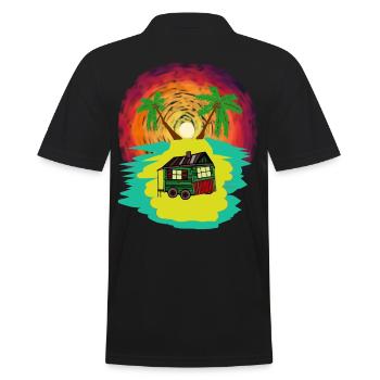 Summer Holiday Island Cabin Trailer Tourisme de vacances - Polo Homme - noir - Dos - Kai (181cm)