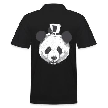Asie Nouvel An Panda Bear Bear Lucky Charm Chine - Polo Homme - noir - Dos - Kai (181cm)