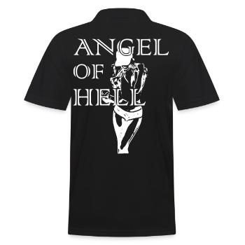 2reborn Angel of Hell Skate Girl Sport 3 - Männer Poloshirt - Schwarz - Hinten - Kai (181cm)