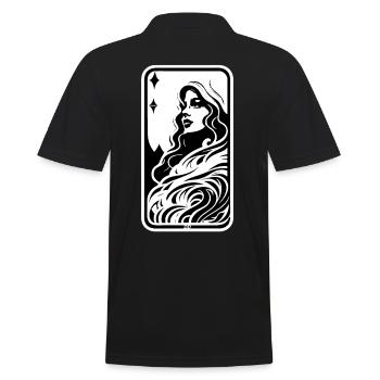 La femme et les étoiles - Polo Homme - noir - Dos - Kai (181cm)