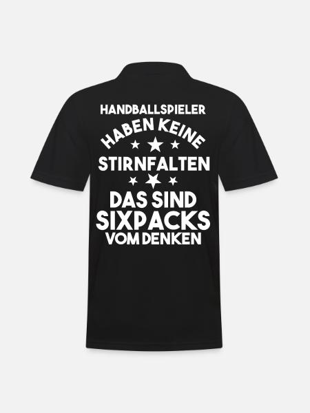 Handballspieler Handballer Handballverein Handball - Männer Poloshirt - Schwarz