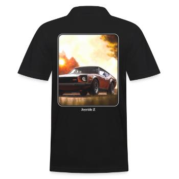 japanisches Auto - der Joyride Z - JDM - Männer Poloshirt - Schwarz - Hinten - Kai (181cm)