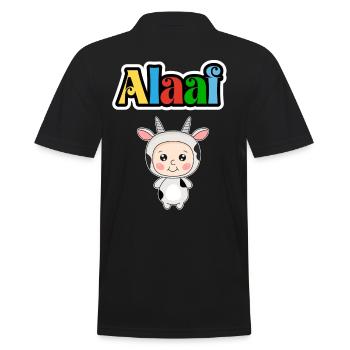 Mignon animal de carnaval, Kölle Alaaf, vache de fête - Polo Homme - noir - Dos - Kai (181cm)