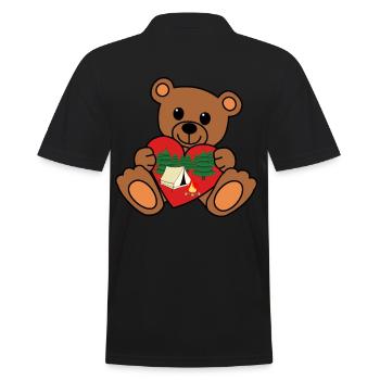 Teddy Camper Tente Tente Nature Vacances En Plein Air - Polo Homme - noir - Dos - Kai (181cm)