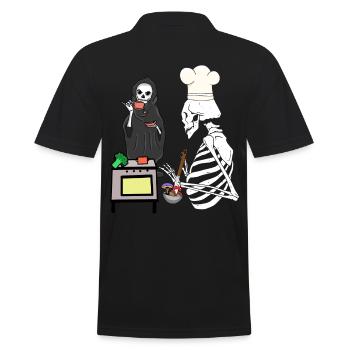 Ghosts Kitchen Horror Midnight Cooking Gourmet - Polo Homme - noir - Dos - Kai (181cm)