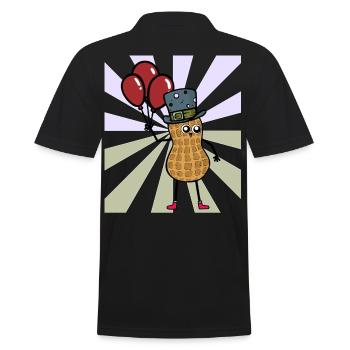 Peanut Birthday Gift Balloons School - Polo Homme - noir - Dos - Kai (181cm)