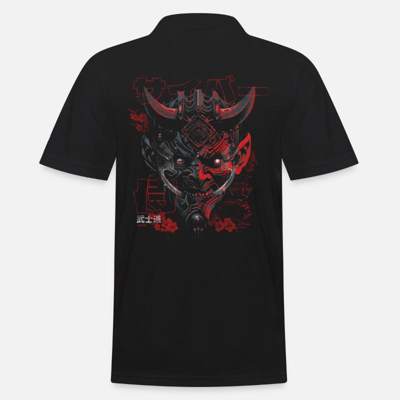 Cyber Samouraï - Bushido Oni - Polo Homme - noir