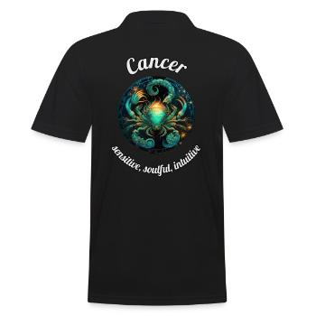 Signe du zodiaque Cancer Astronomie - Polo Homme - noir - Dos - Kai (181cm)
