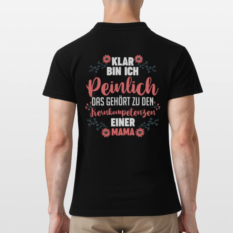 Muttertag Mutter Mama Männer Poloshirt