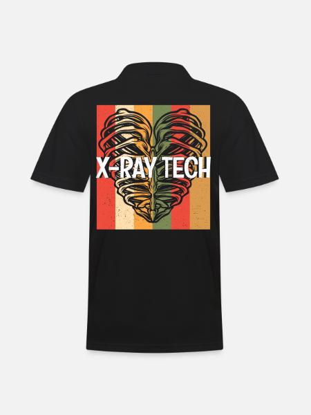 X-Ray Tech - Männer Poloshirt - Schwarz