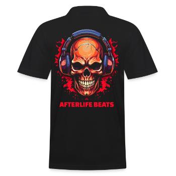 Au-delà des beats – Skull Music - Polo Homme - noir - Dos - Kai (181cm)
