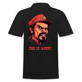 Le Che est en colère - Polo Homme - noir - Dos - Kai (181cm)