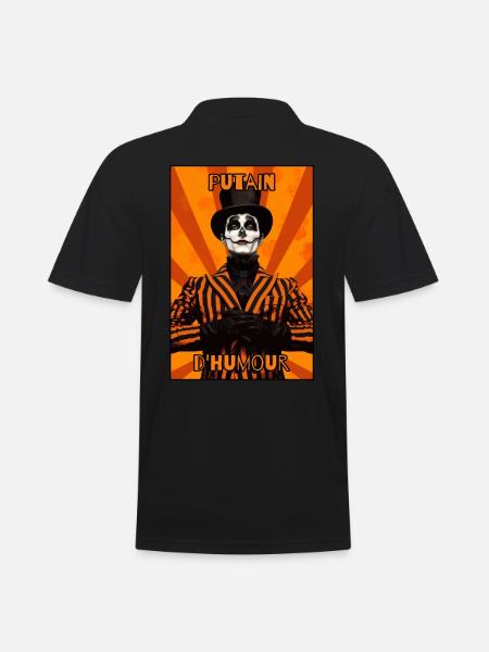 D'Humour: French Meme - Men's Polo Shirt - black