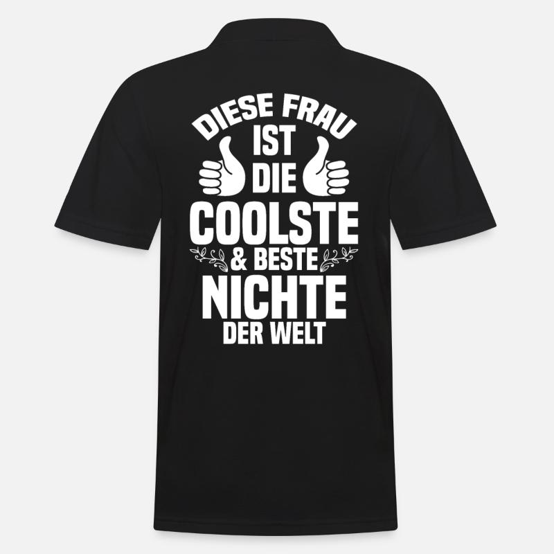 Nichte - Männer Poloshirt - Schwarz