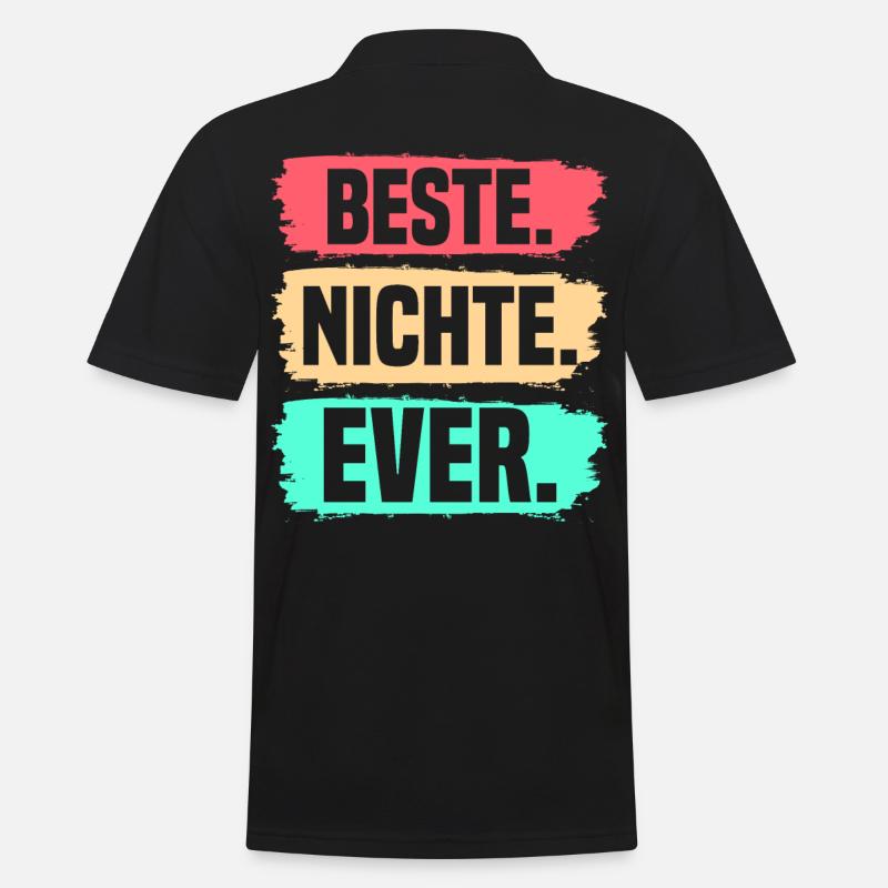Nichte - Männer Poloshirt - Schwarz