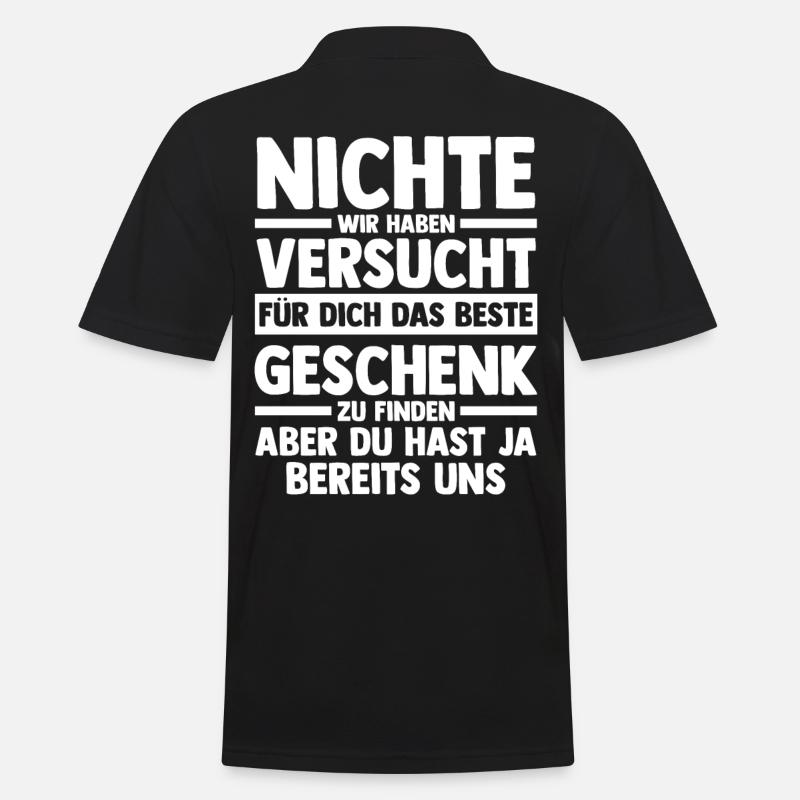Nichte - Männer Poloshirt - Schwarz