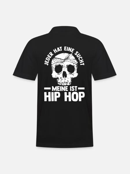 Hip Hop Tänzer - Männer Poloshirt - Schwarz