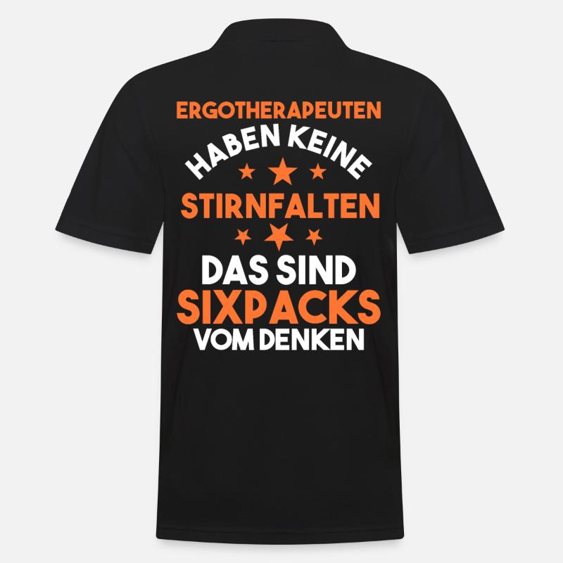 Ergotherapie Ergotherapeut - Männer Poloshirt - Schwarz