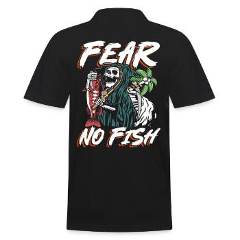 Ne craignez pas les poissons | Pêche à la ligne Skull & Reaper - Polo Homme - noir - Dos - Kai (181cm)